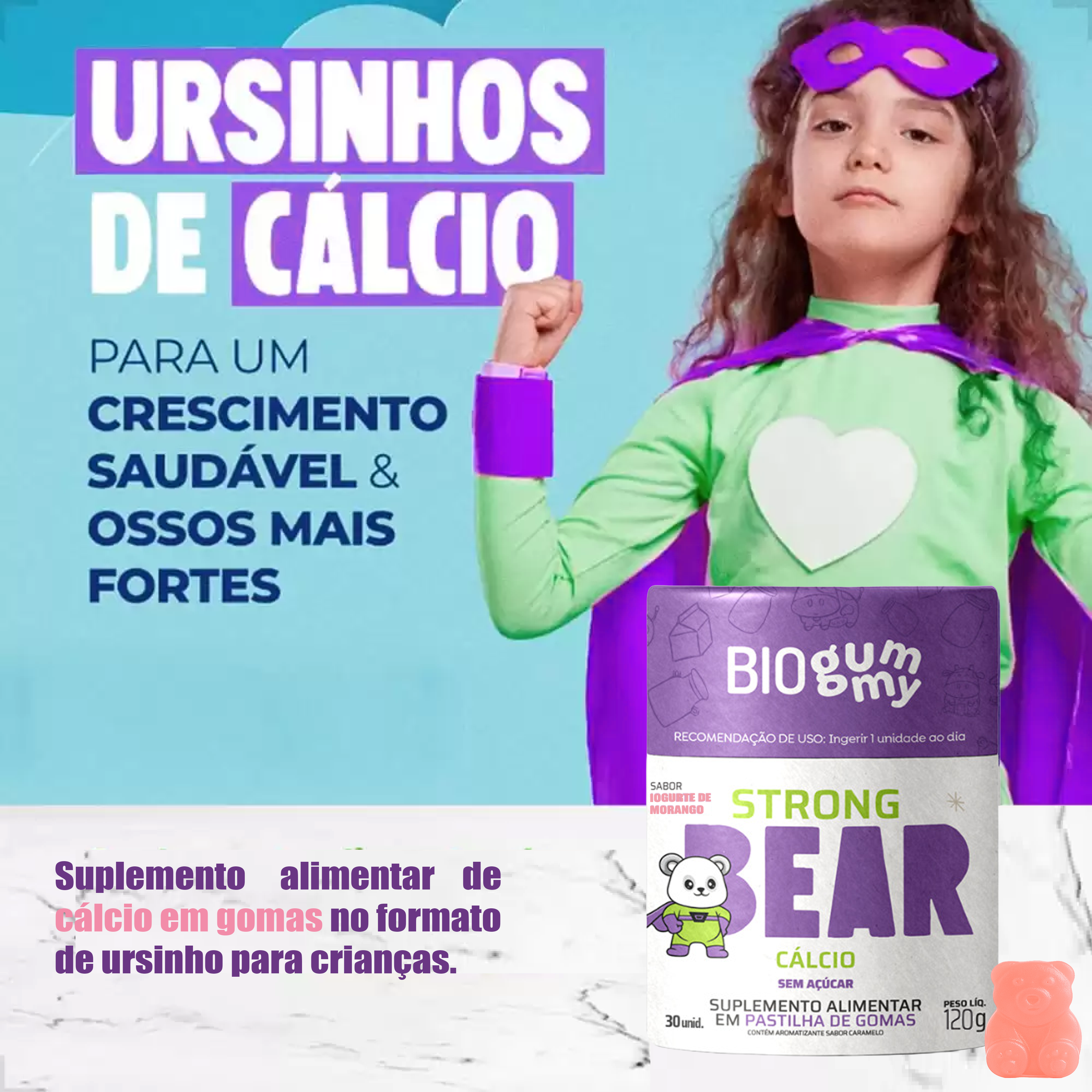Creatina em goma Biogummy